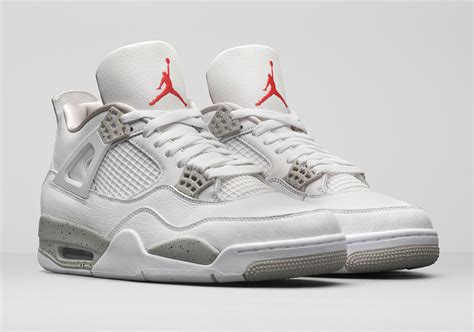 nike air jordan wit grijs|Nike Air Jordan 4 dames.